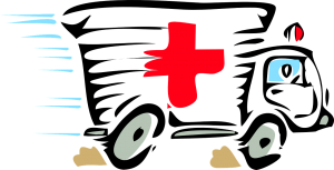 ambulance, paramedic, red