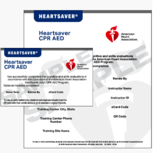 Heartsaver® CPR AED eCard