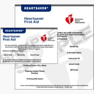Heartsaver® First Aid eCard
